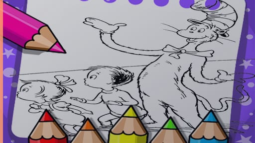 Cat In The Hat Coloring Book