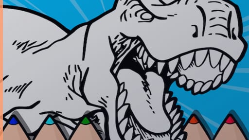 Coloring Dinos For Kids