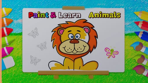Paint and Learn Animals