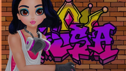 Princess Cool Graffiti